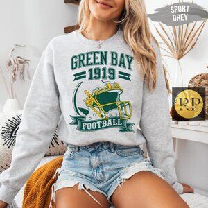 Green Bay Football 1919 Packers Fan Apparel sweatshirt shirt grey